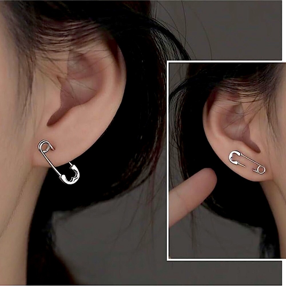 🧷✨NWT✨ 🧷925 Silver Safety Pin Earrings-Small ✨🧷